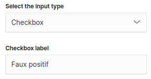 Select checkbox type