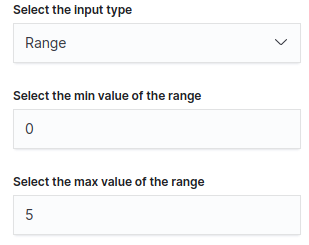 Select range type
